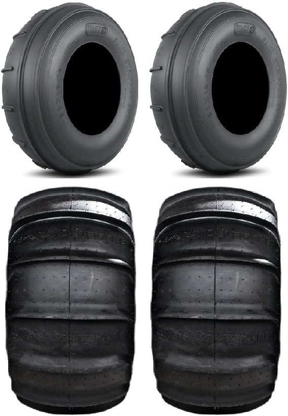 Juego completo de neumáticos GMZ Sand Stripper XL-TT 30x13-15 y 30x15-15 HP ATV 4