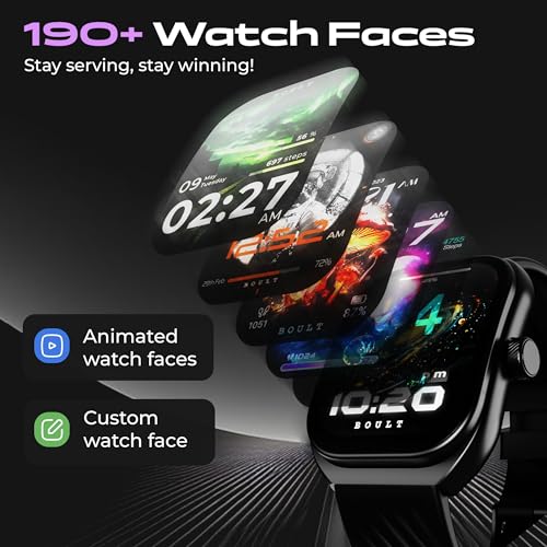 Boult Trail Smart Watch 2.01'' 3D Curved HD Display, BT Calling, Working Crown, 190+Watchfaces, 500 Nits Brightness, AI Voice Assistant, SpO2... - Image 5