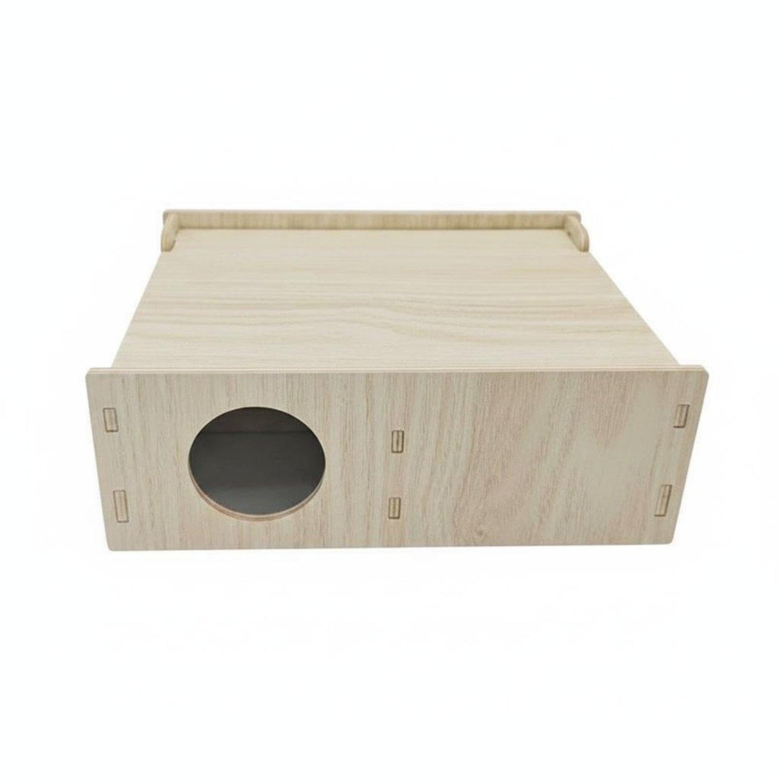 Wooden Hamster Wood Multi-Room Hamster House Easy to Assemble Wooden Tunnel Wooden Small 4-Room|Pet Supplies| Small Animal Supplies| Exercise & Toys-image-26
