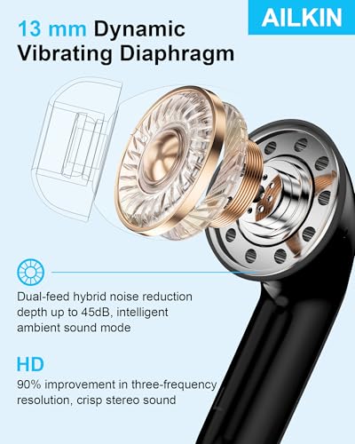 Samsung Wireless Earbuds for Samsung Galaxy A17 A16 A36 S25 Ultra S25+ S24, Bluetooth in-Ear Headphone for iPhone17 Pro Max air/16e/16/15 Plus, Ear Buds Galaxy Z Fold 7 Z Flip Oneplus Google Earphone
