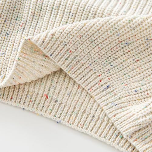 Children's Solid Color Sweater Fall and Winter Pullover Knit Sweater Tops4