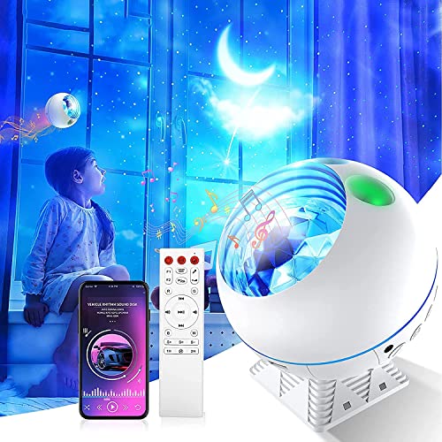 Galaxy Projector Star Projector with Bluetooth Timer 3 in 1 Night Light Projector Galaxy 360 Pro Ocean Sky Projector Lite Galaxy Cove Projector for Adults Kids for Bedroom Room Ceiling Decor