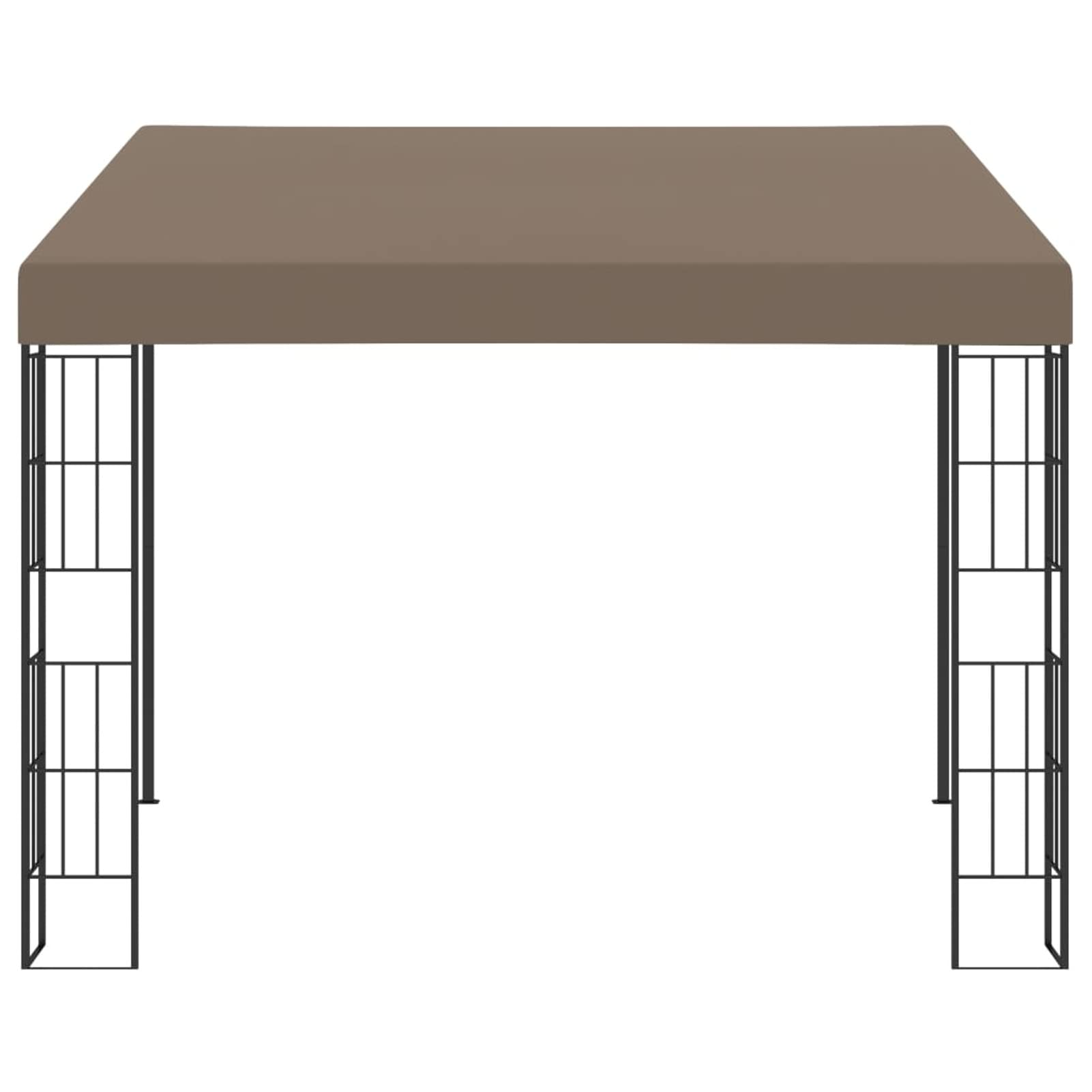 Gazebo a Parete 3x3 m Talpa in Tessuto,Gazebo,Impermeabile,Anti UV,Gazebo da Giardino,Gazebo Esterno-312260