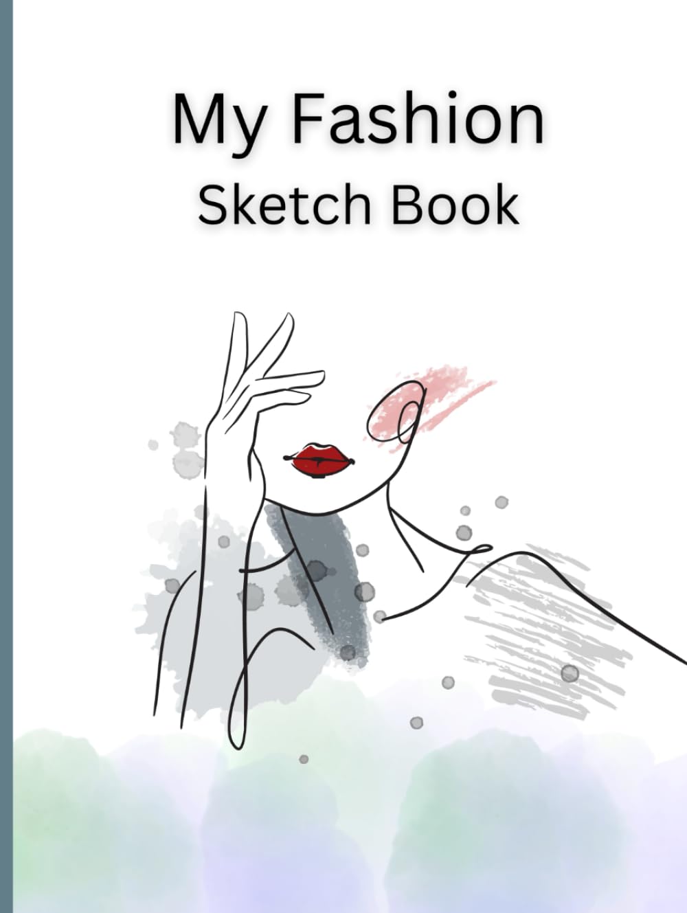 Grand cahier de croquis de mode pour créer vos collections de stylisme sur pages blanches