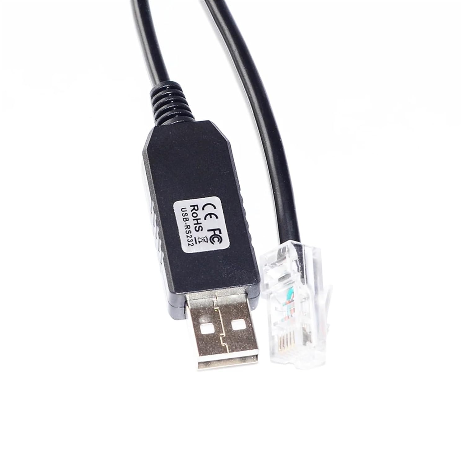 FT232RL CHIP USB to RJ12 RS232 Serial Control Cable for Dual-Focus Controller to PC I/O #17695 KABLE(1.8m,RJ12 to DB-9)