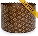 Produktbild Kulich-Form, Paska-Osterbrotformen, 340 ml, Brot, Papierform, braun, antihaftbeschichtet, Panettone-Papier-Backformen, universal, braunes Design, B 10 x H 8 cm