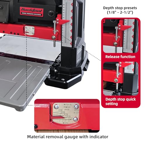 Bucktool 13-Inch 3-Blade Planer