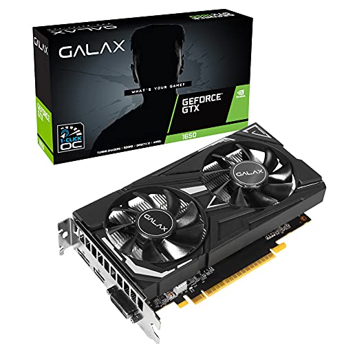 Placa de Vídeo Galax GTX1650EX GDDR6 4GB 128-Bit - 65SQL8DS66E6