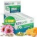 EZC Pak 5 Day Immune Support Boost for Cold and Flu - 6 Pack - Echinacea, Zinc and Vitamin C, Physician Designed 5 Day Tapered Pack