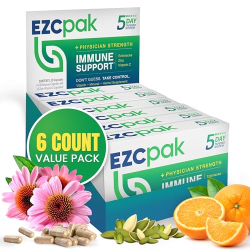 Image of EZC Pak 5-Day Tapered Immune Support Booster, Pack of 6
