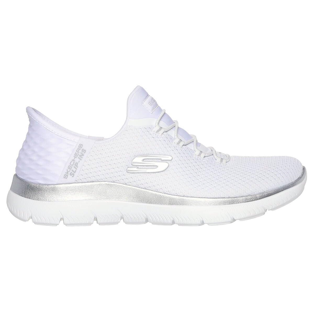 Skechers Summits Diamond Dream Calzature Da Ginnastica Bianche/Argento Donna - EUR