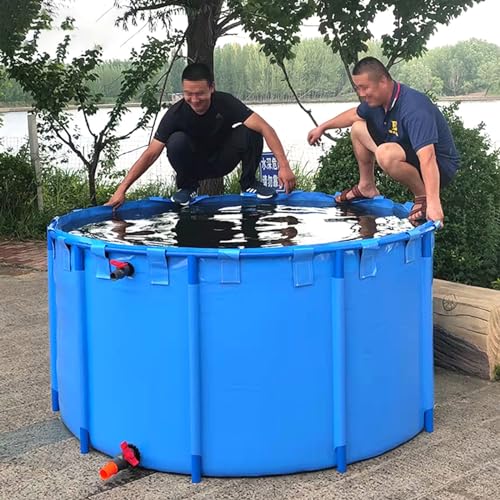 Heavy Duty Above Ground Round Swimming Pool Set for Family, 1699GAL Capacity, 3.2M Diameter x 0.8M Height, Includes Repair Patch, Ideal Outdoor Fun