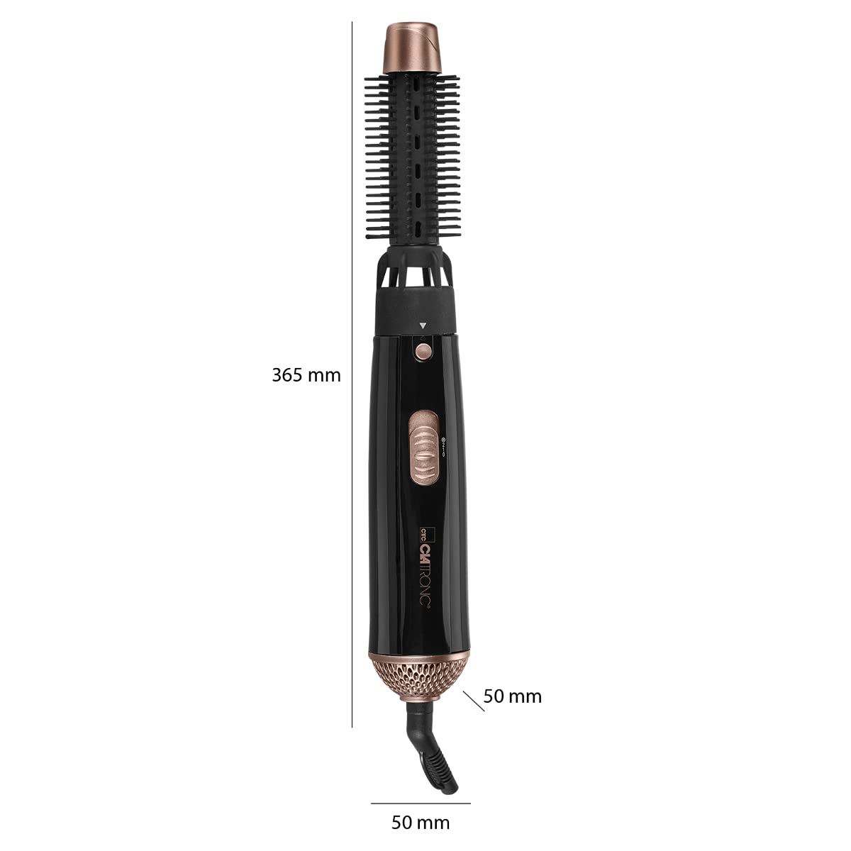 Clatronic HC 3660 prostownica do włosów, płytki ceramiczne, funkcja jonizacji dzięki powłoce turmalinowej, lampka kontrolna LED