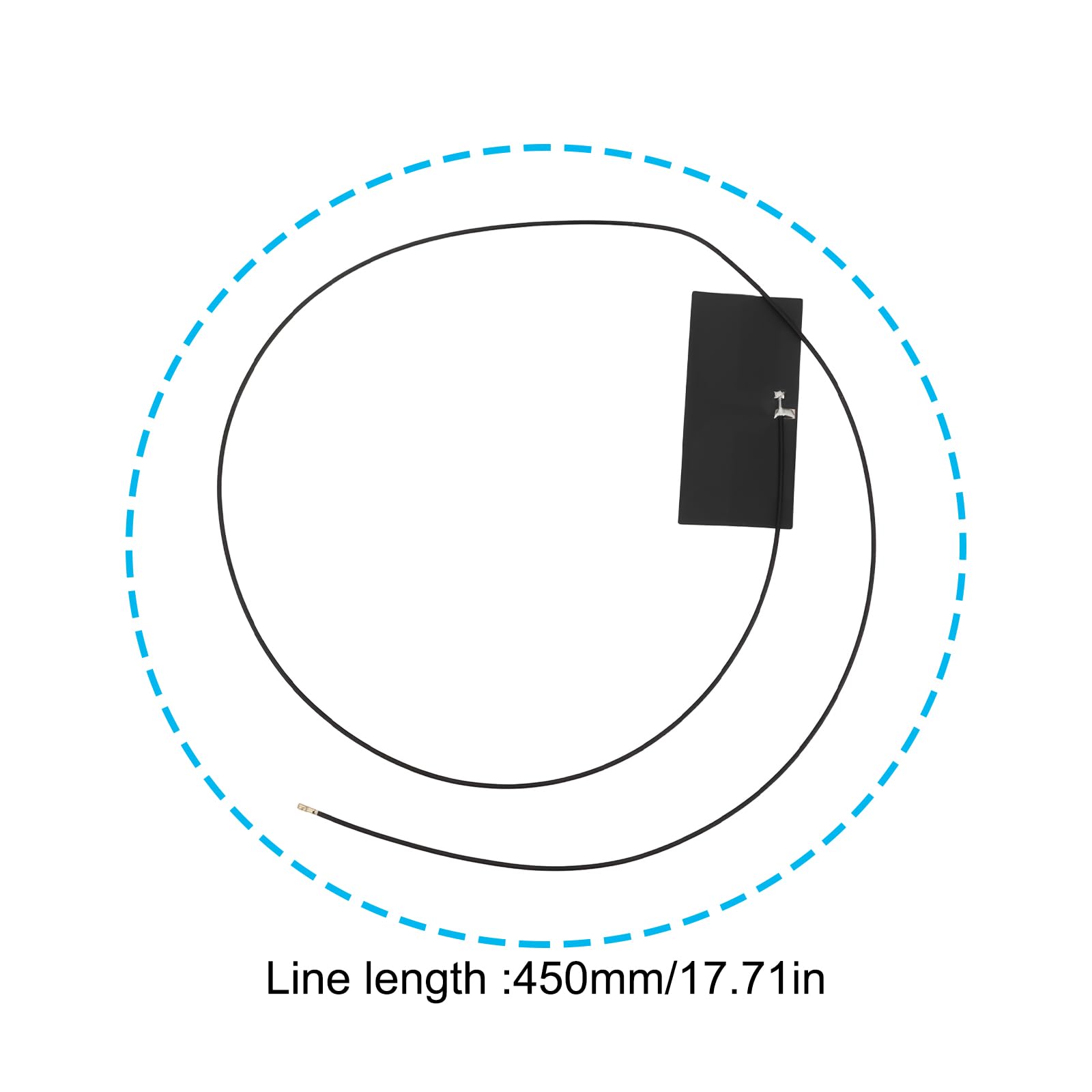 OTOTEC 2 szt. wewnętrzna antena bezprzewodowa M.2 2,4 GHz/5 GHz WiFi karta Bluetooth do laptopa