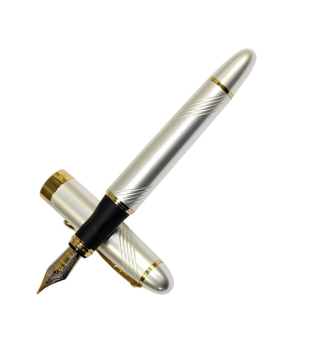 Gullor X450 Deep Blue and Gold Twist Fountain Pen Silber, Blue,Gold - Image 3