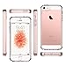 iPhone SE Case, UARMOR Transparent Crystal Clear Premium Protective Case Hard 3H PC Back Cover Flexible TPU Bumper for Apple iPhone SE 2016 & iPhone 5 5s (Clear)