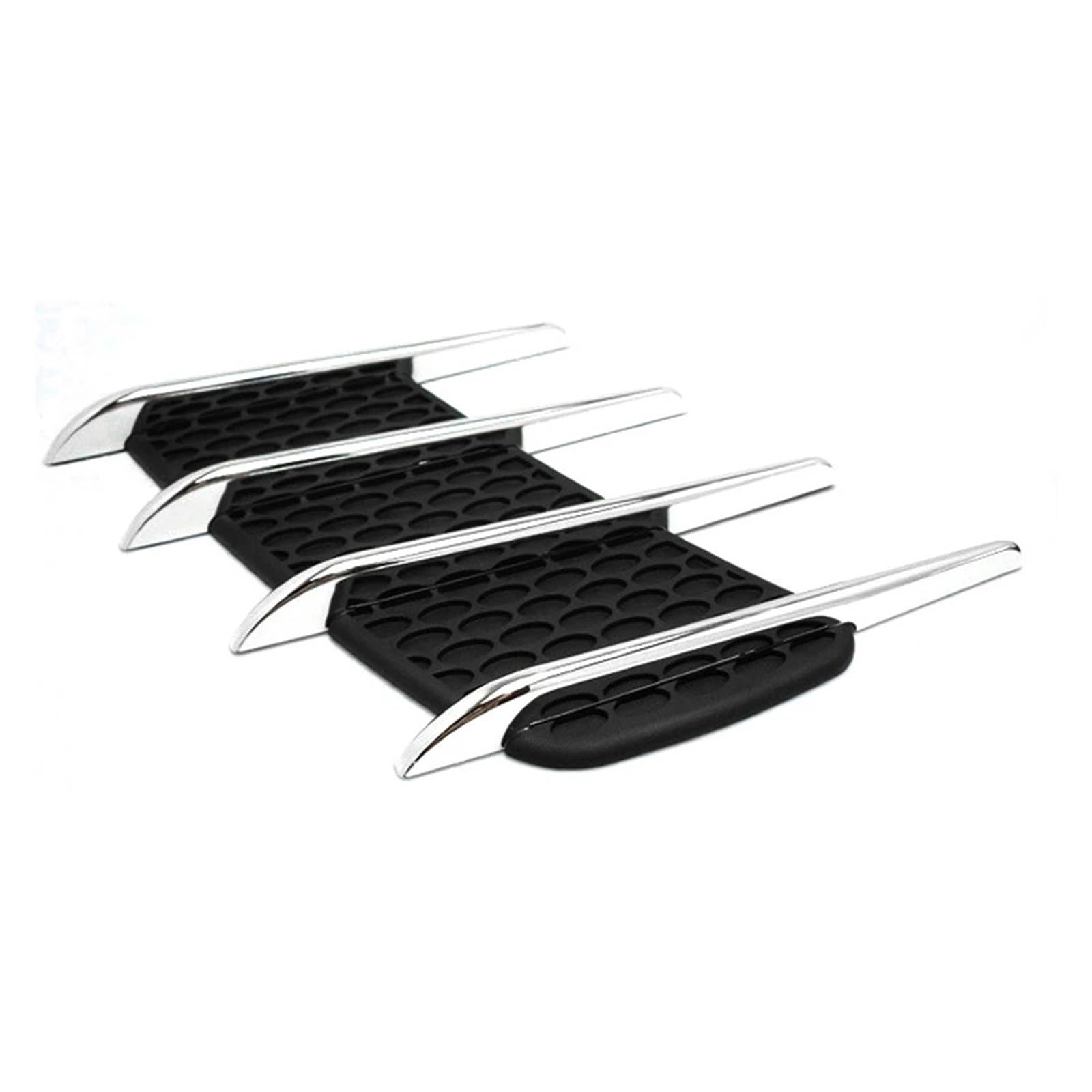 Wlot powietrza do maski 2 Szt. Wlot Powietrza Po Stronie Samochodu Osłony Otworu Błotnika Szufelka Maski Naklejka Na Pokrywę Wentylacyjną(2pcs for Fender)