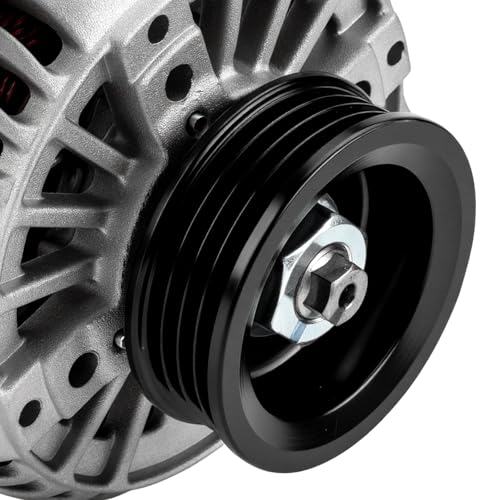 Image of PHILTOP Alternator Compatible With 1993-1994 Tercel, 1995-1998 Tercel Automatic, 1993-1998 Paseo(70 Amp) 13486N 12V CW 4-Groove Pulley