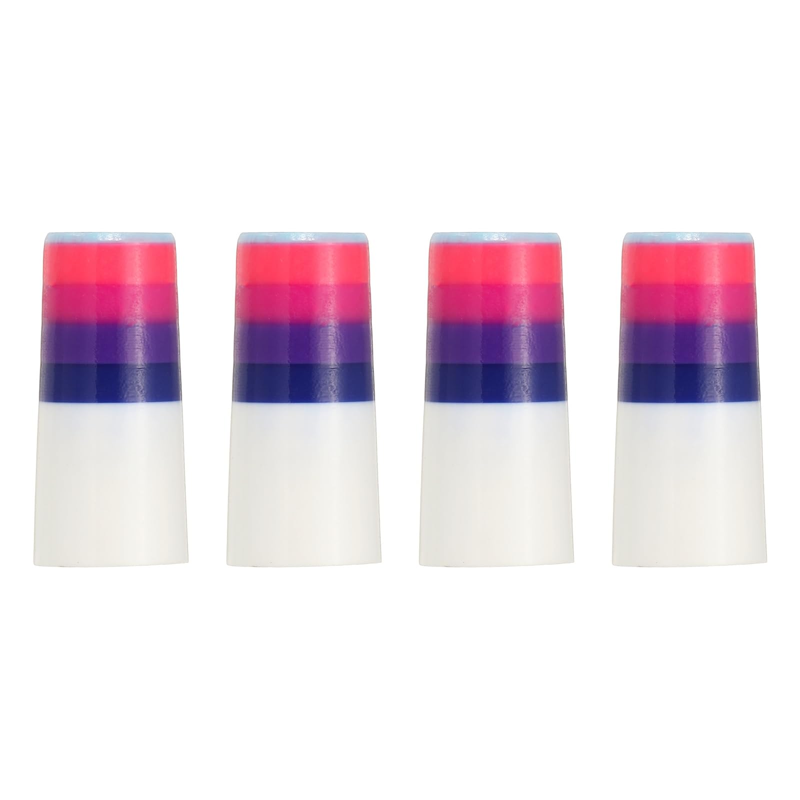 YELARXI Golf Iron Ferrules, Golf Club Ferrules Fits 0.35In Tapered Steel Shafts Plastic Golfing Accessories 10Pack & White/Purple/Pink-Fitting for (Golfing Club Repair/Replacement)