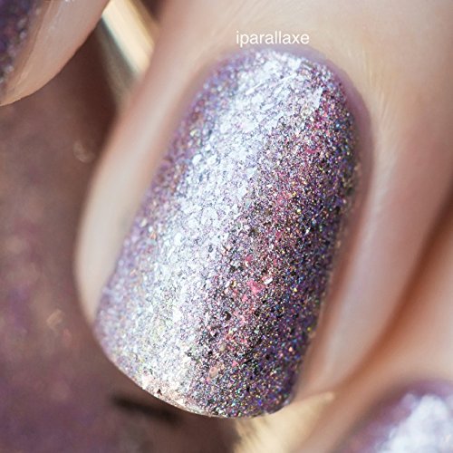 Image of ILNP Pink Mimosa - Rosy Pink Holographic Nail Polish