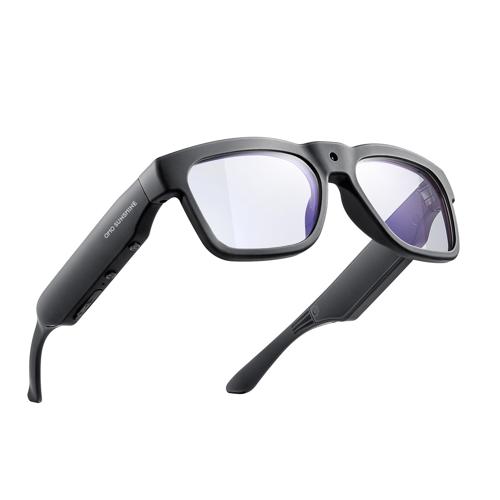 OhO sunshineSmart Bluetooth Glasses with 4K Camera Recording and Real-Time Translation Memory, UV Protection Lens for Outdoor & Indoor