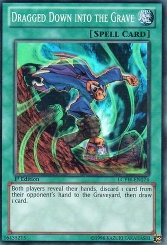 Amazon.com: YU-GI-OH! - Dragged Down into The Grave (LCYW-EN174) -  Legendary Collection 3: Yugi's World - Unlimited Edition