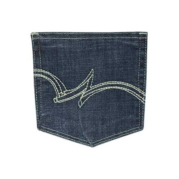 Wrangler-Womens-Western-Mid-Rise-Stretch-Boot-Cut-Jean Wrangler Women's Western Mid Rise Stretch Boot Cut Jean, Navy, 9W x 32L