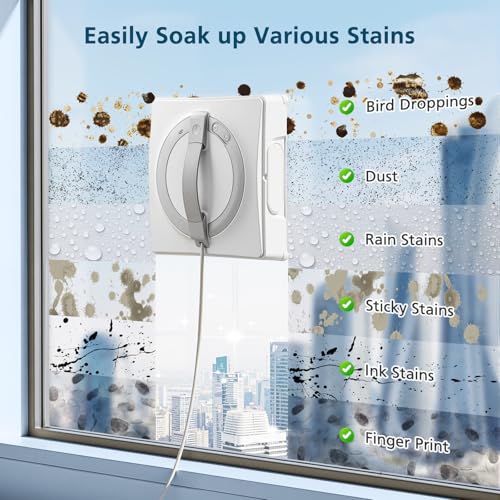 Image of 16 Pack Cleaning Rags for ECOVACS Winbot W2 PRO Omni, W1 PRO Cleaning Robot