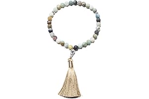 10MM Amazonite 33 Beads Tasbeeh: Allah & Muhammad Islamic Prayer Rosary