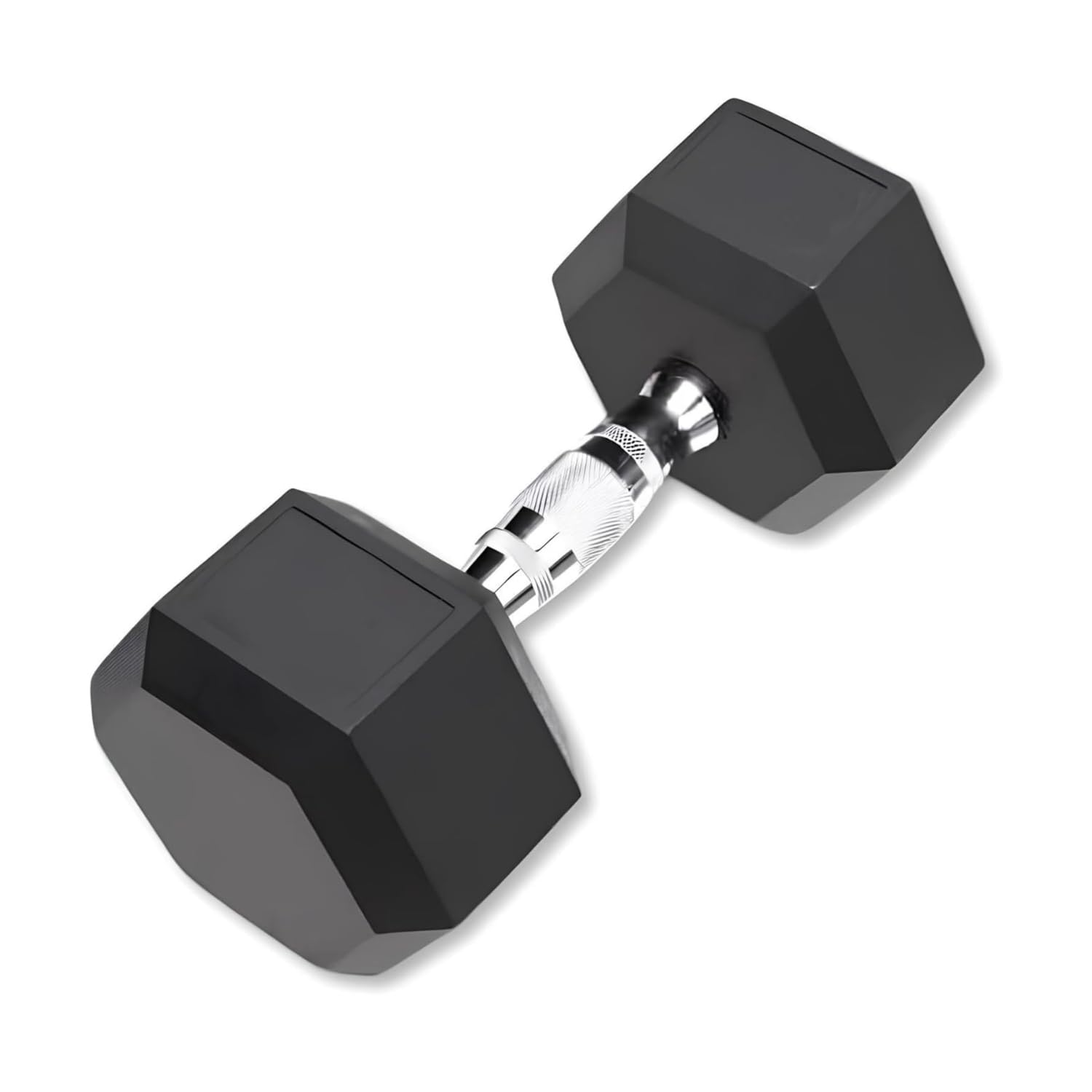 Manubrio Esagonale Gommato, Dumbbells Manubri Palestra in Ghisa, Manubrio Palestra e Home Gym per Allenamento Muscolare, Dumbbell Esagonali [1 Manubrio]