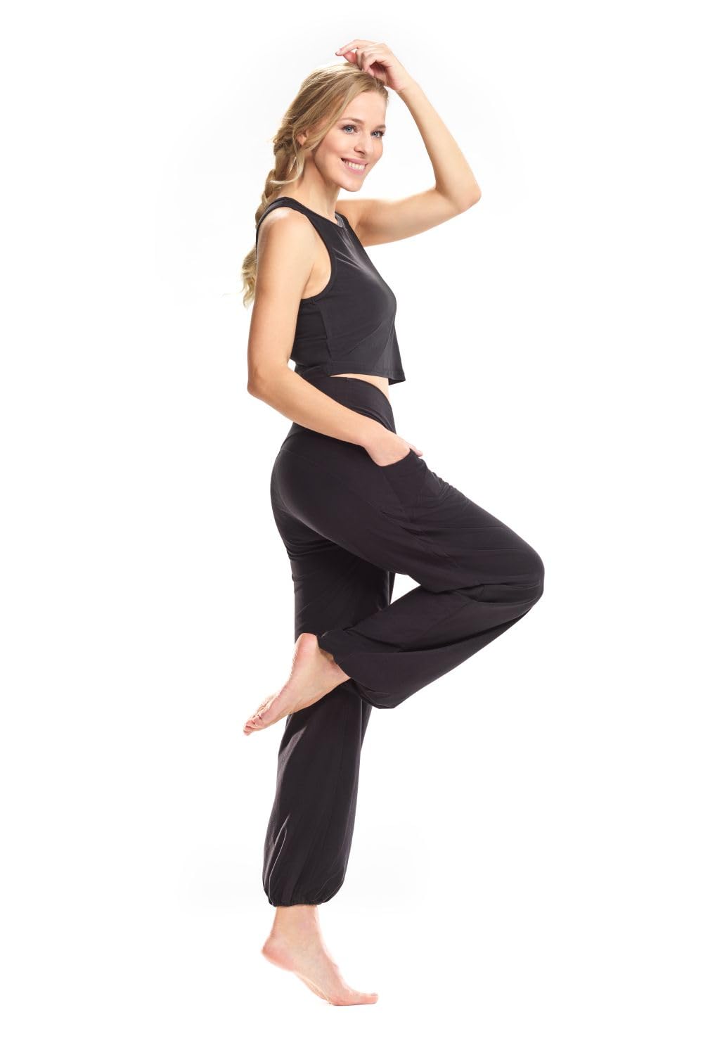WINSHAPE Damen Lässige Hose Functional Light and Comfort Wide Leg Pants Cul102lc