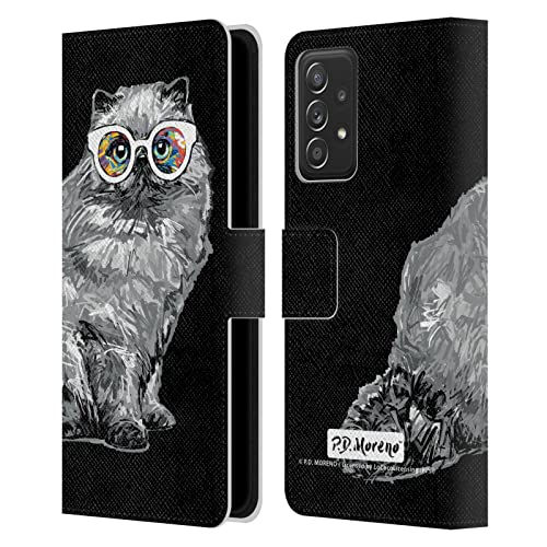 Housse Galaxy A52s chaton poilu noir et blanc pour passionnés