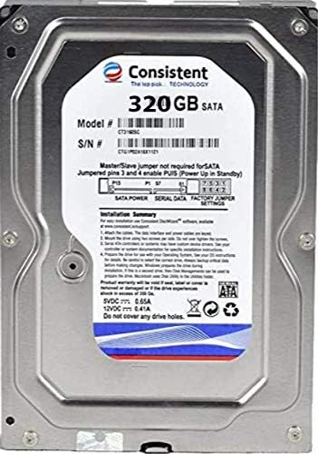 Consistent Hard Disk 320GB, Desktop with 2 Year Warranty