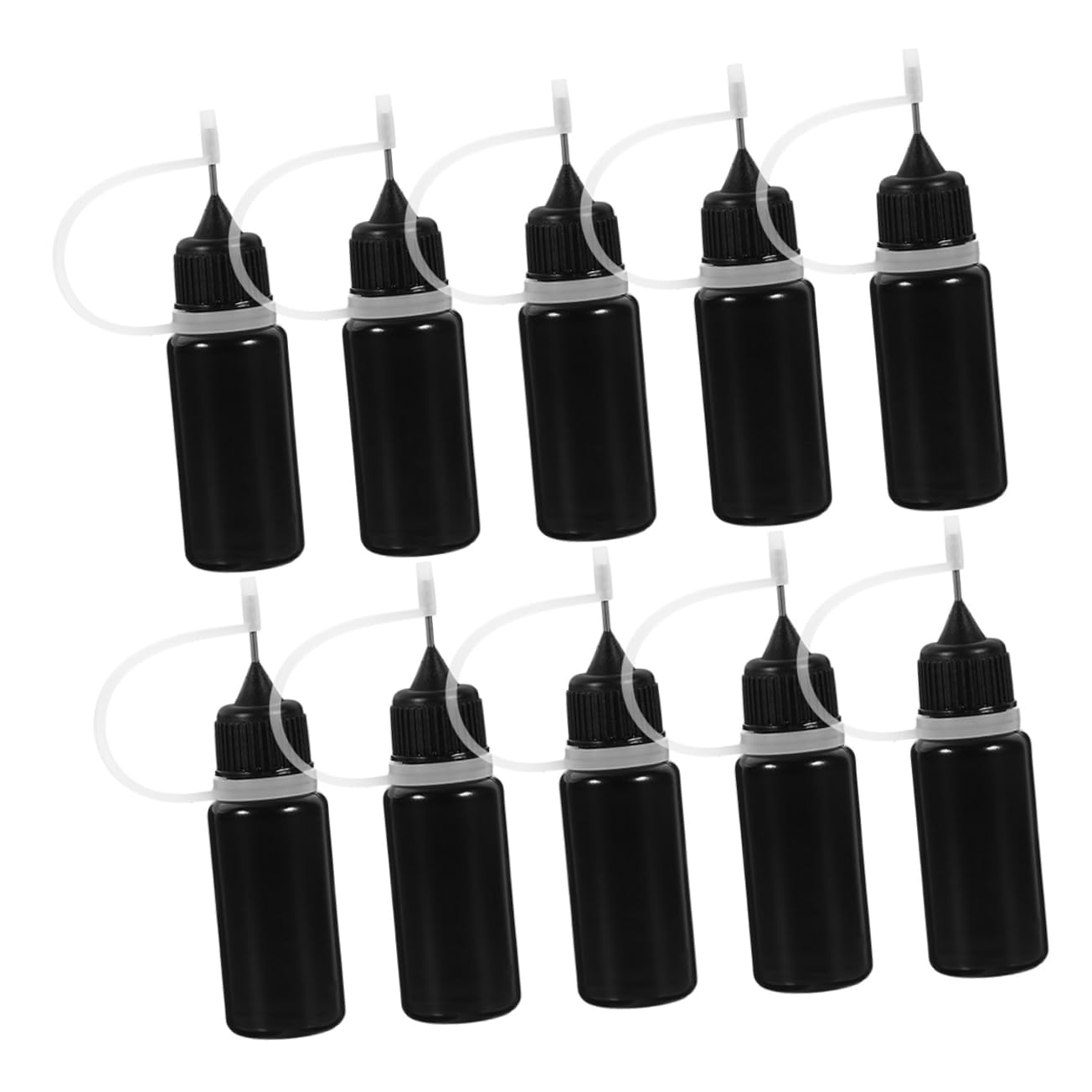 CIYODO Glue Bottle 15pcs Glue Bottles Mini Squeeze Bottle for Oil and Glue Tips