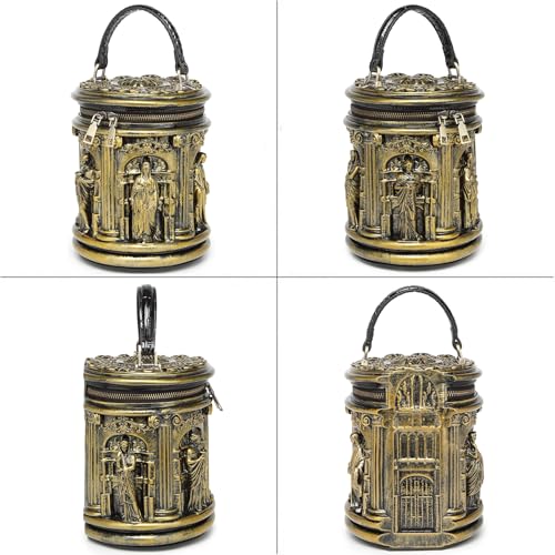 Image of Men PVC Unique Novelty Weird Shape Handbag Purse Detachable Strap Crossbody Shoulder Bag for Women