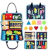 Montessori Busy Board Deutsch - 9-in-1 Activity Board Für Kinder 1-5 Jahre