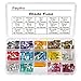 Price comparison product image FEPITO 180pcs Blade Fuse Set Assortment Car Fuses 2A 3A 5A 7.5A 10A 15A 20A 25A 30A 35A 40A for Auto Car Truck with 1 Blade Fuse Extrator and 1 Storage Box