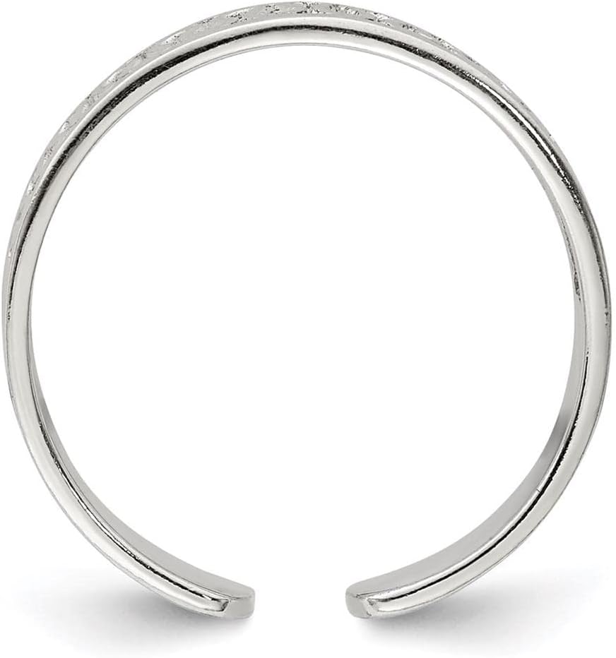 925 Sterling Silver Solid Toe Ring