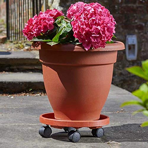 Garden Mile 2 x vasi portaoggetti da giardino 25 cm decorativi