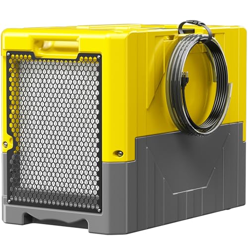 190Pints High Efficiency Commercial Dehumidifier for Basements-6000 Sq.Ft. Industrial Grade Dehumidifiers with Pump & Drain Hose for Crawl Spaces Water Damage Restoration-Auto Defrost, Memory Starting