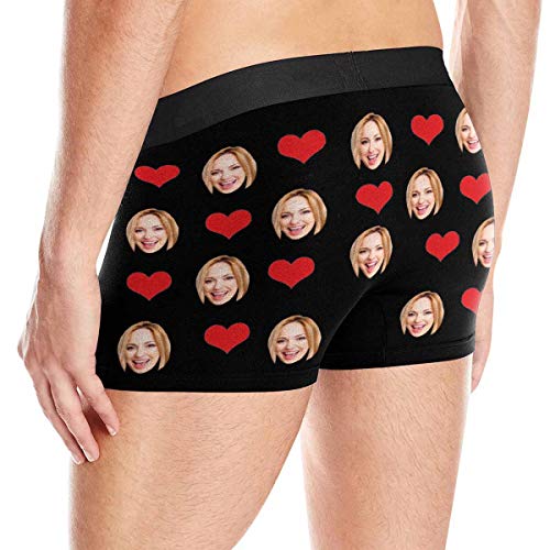 Custom Face Men's Boxer Briefs Underwear Shorts Underpants with Photo Picture3