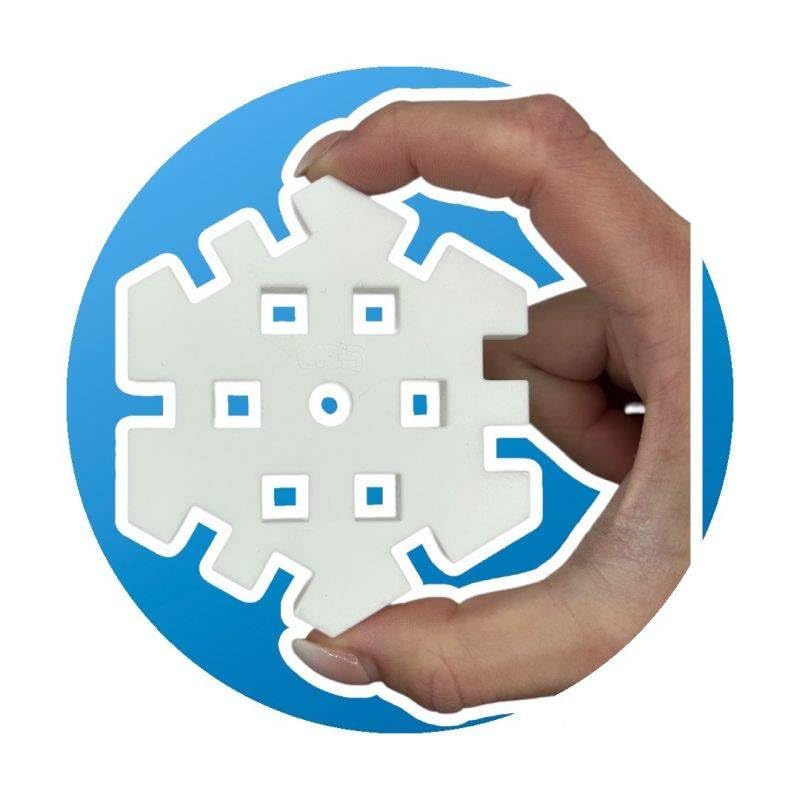 Meli Maxi Constructor Juego de Construcción de Bloques – 70 Piezas, Ruedas, Ejes, Hexágonos, para Niños a Partir de 1 Año, Fomenta la Creatividad y la Motricidad Fina, Duradero, Libre de BPA