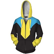 Adult Anime Cosplay Costume Novelty 3D Printed Hoodie Hero Cosplay Pullover Hoodie