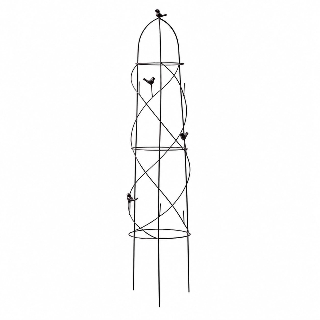 Arche de jardin support vigne perfk en fer forgé | Cadre stable 116 cm