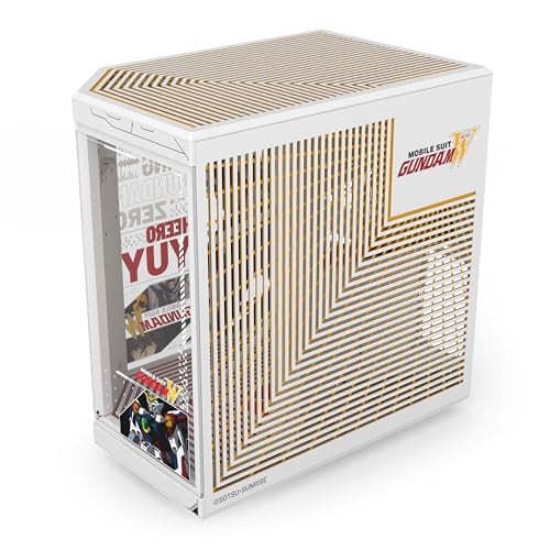 Image of Hyte Y70 Touch Infinite Gundam Wing Official Licensed - Mid-Tower ATX Gaming PC Desktop Case - Panoramic Tempered Glass - Dual Chamber - High Airflow Chassis - PCIE 4.0 Riser Cable Included - White