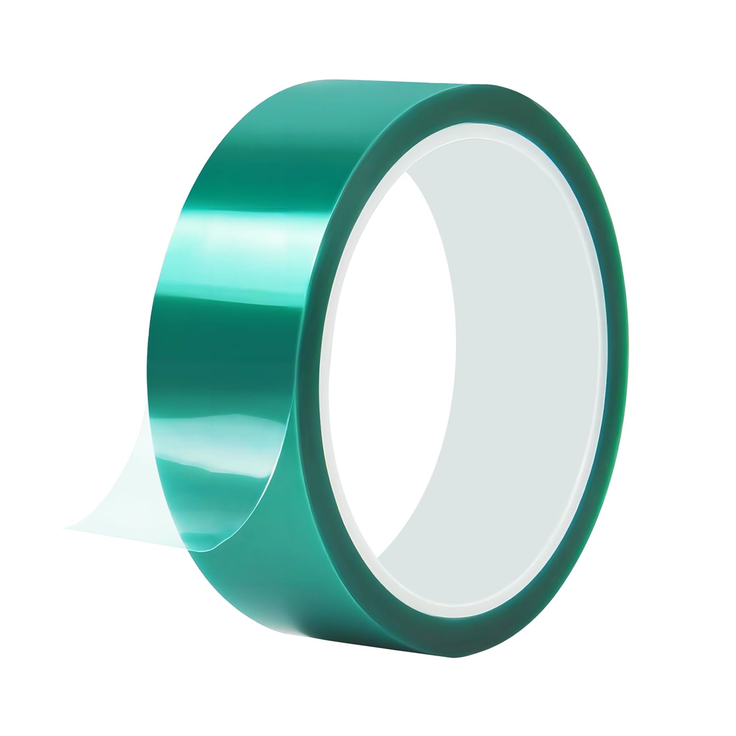 Ctyjia 1 Roll High Temp Tapes PET Tape, Heat Resistant Tape, 5mm x 33m High Temperature Tape, Thermal Adhesive Tape, for Circuit Boards, Packaging, Green