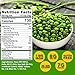 SweetGourmet Green Peas Gluten-Free Healthy Snack, 2-Pound Resealable Bag, Air-Fried Crunchy and Lightly Sea Salted