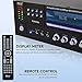 Pyle 4 Channel Wireless Bluetooth Amplifier - 3000 Watt Stereo Speaker Home Audio Receiver w/ FM Radio, USB, 2 Microphone w/ Echo for Karaoke, Front Loading CD DVD Player, LED, Rack Mount - PD3000BA