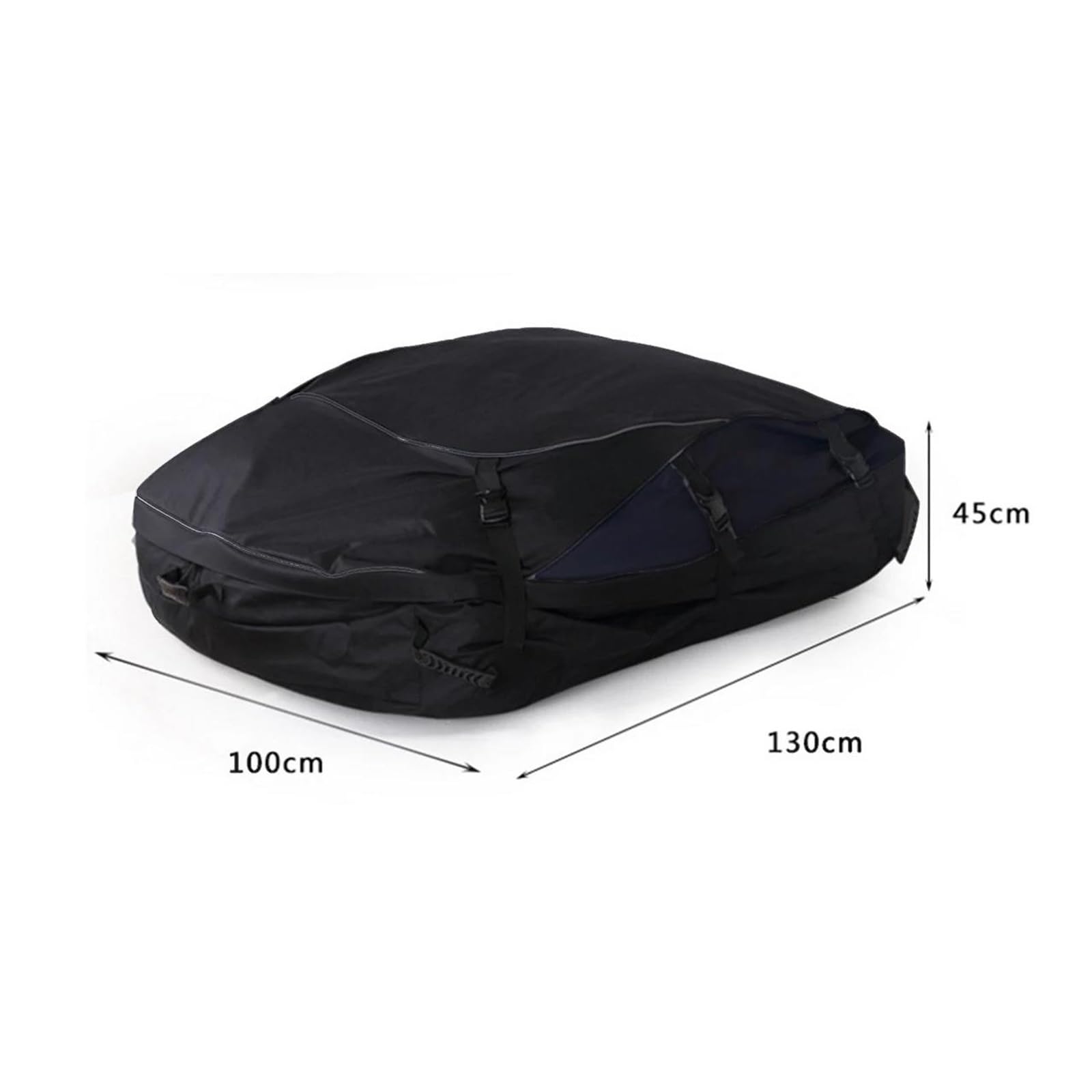 Baca Portaequipajes Rieles Equipaje 580L 130x100x45cm para Vehículos SUV Bolsa Universal Impermeable Techo Coche Cubierta Coche Bolsa Portaequipajes Carga 4WD Equipaje Viaje