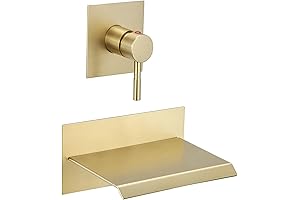 Wall Mount Bathtub Faucet: Luxurious Waterfall for Your Bathing Sanctuary